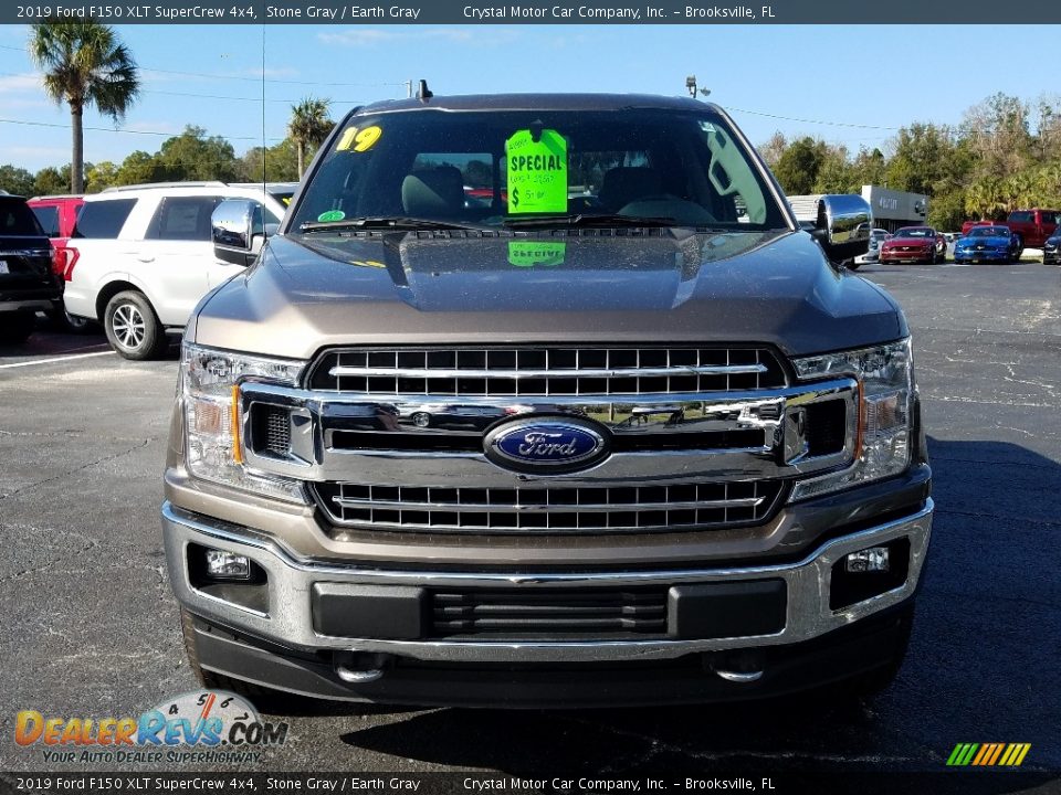 2019 Ford F150 XLT SuperCrew 4x4 Stone Gray / Earth Gray Photo #8