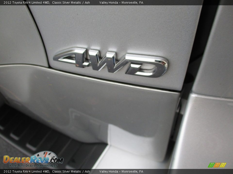 2012 Toyota RAV4 Limited 4WD Classic Silver Metallic / Ash Photo #6