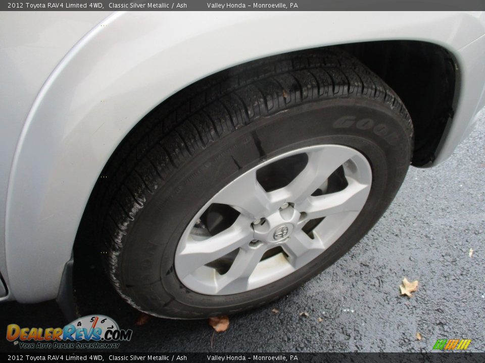 2012 Toyota RAV4 Limited 4WD Classic Silver Metallic / Ash Photo #7