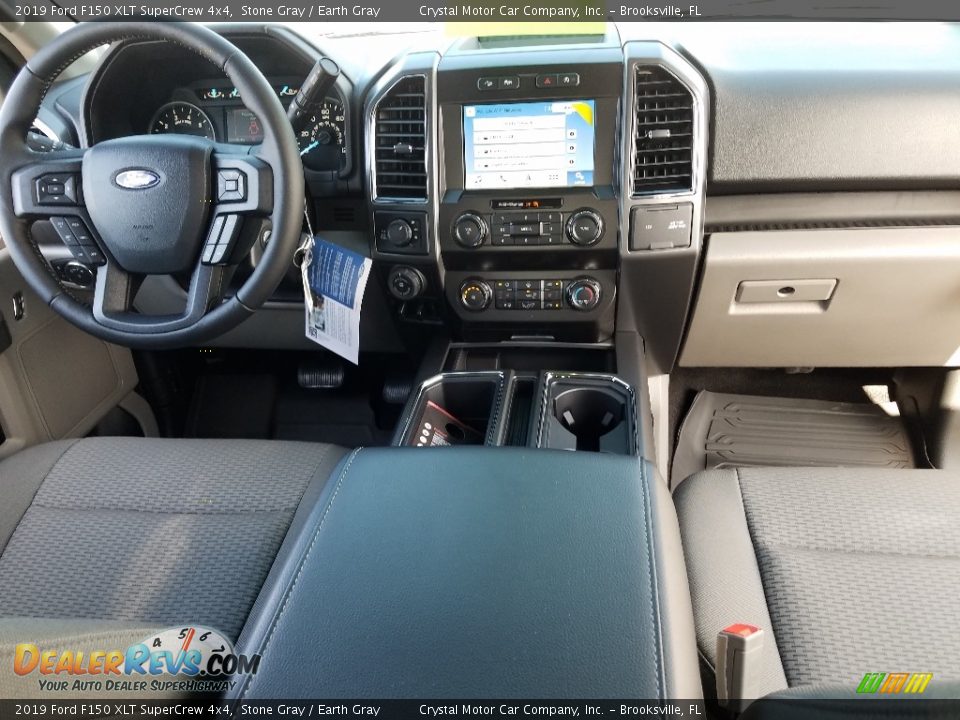 2019 Ford F150 XLT SuperCrew 4x4 Stone Gray / Earth Gray Photo #13