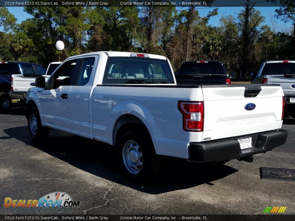 2019 Ford F150 XL SuperCab Oxford White / Earth Gray Photo #3