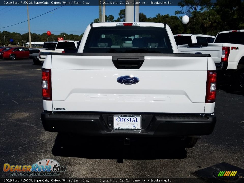 2019 Ford F150 XL SuperCab Oxford White / Earth Gray Photo #4