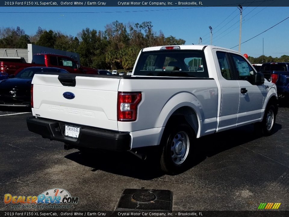 2019 Ford F150 XL SuperCab Oxford White / Earth Gray Photo #5