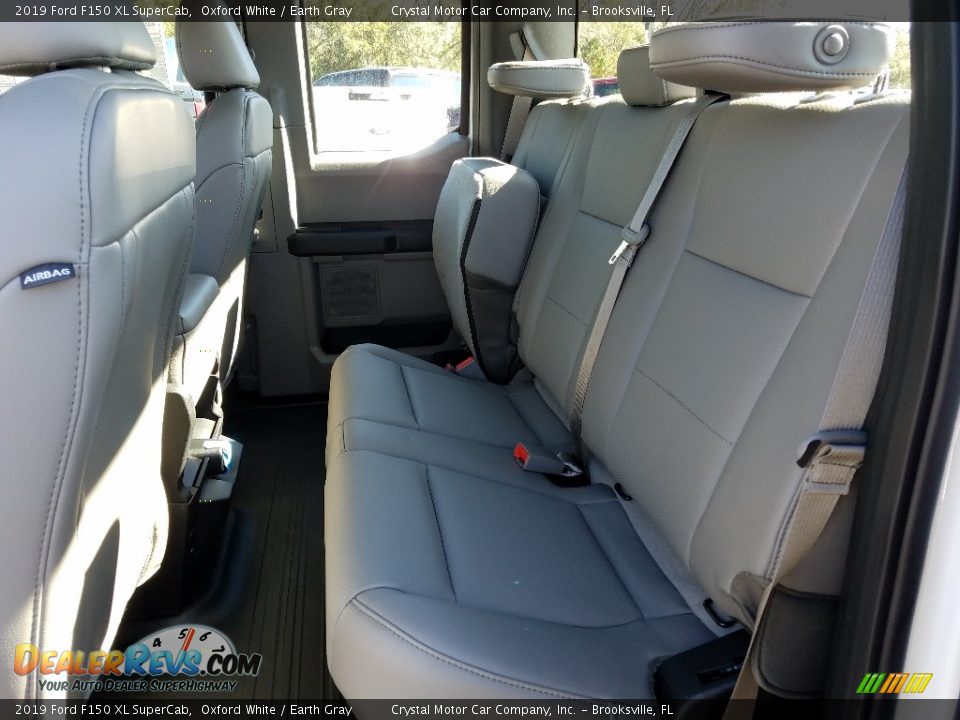 2019 Ford F150 XL SuperCab Oxford White / Earth Gray Photo #10