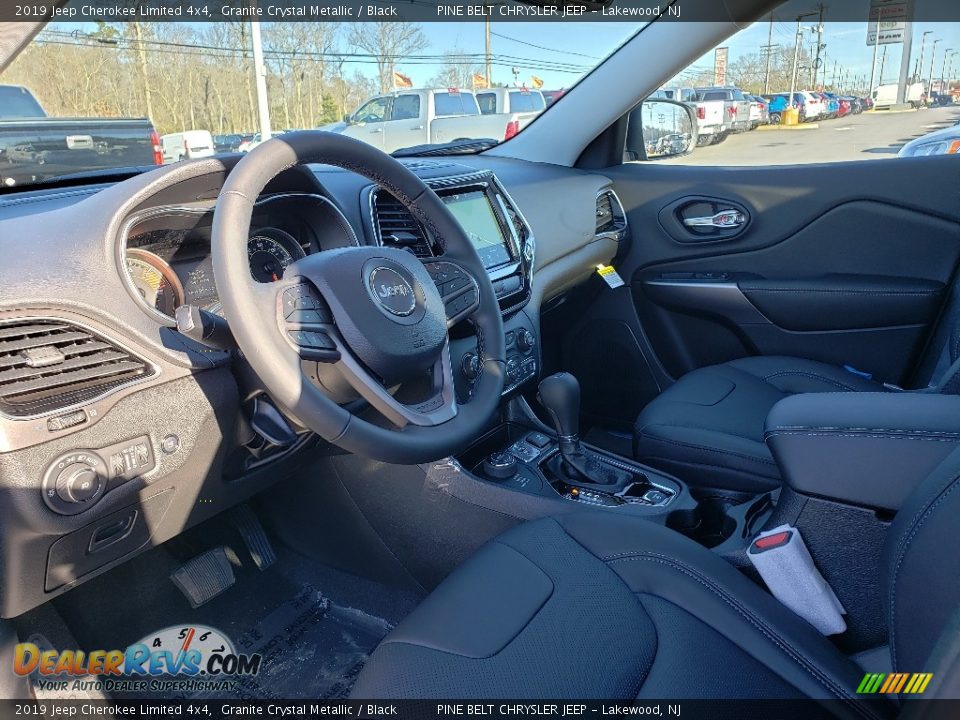 2019 Jeep Cherokee Limited 4x4 Granite Crystal Metallic / Black Photo #7