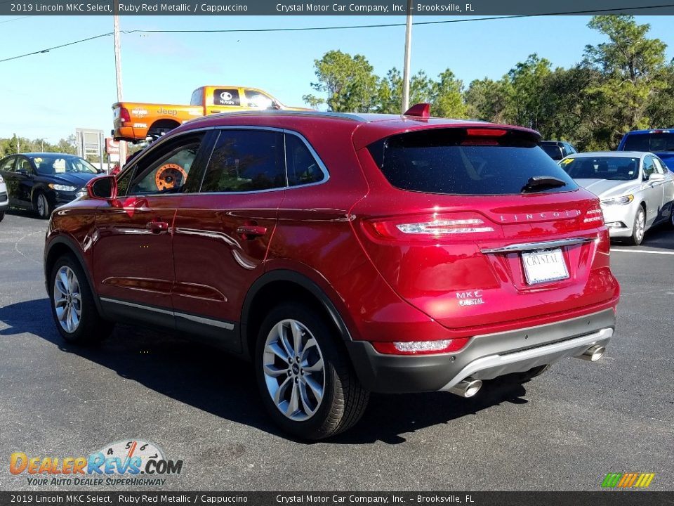 2019 Lincoln MKC Select Ruby Red Metallic / Cappuccino Photo #3