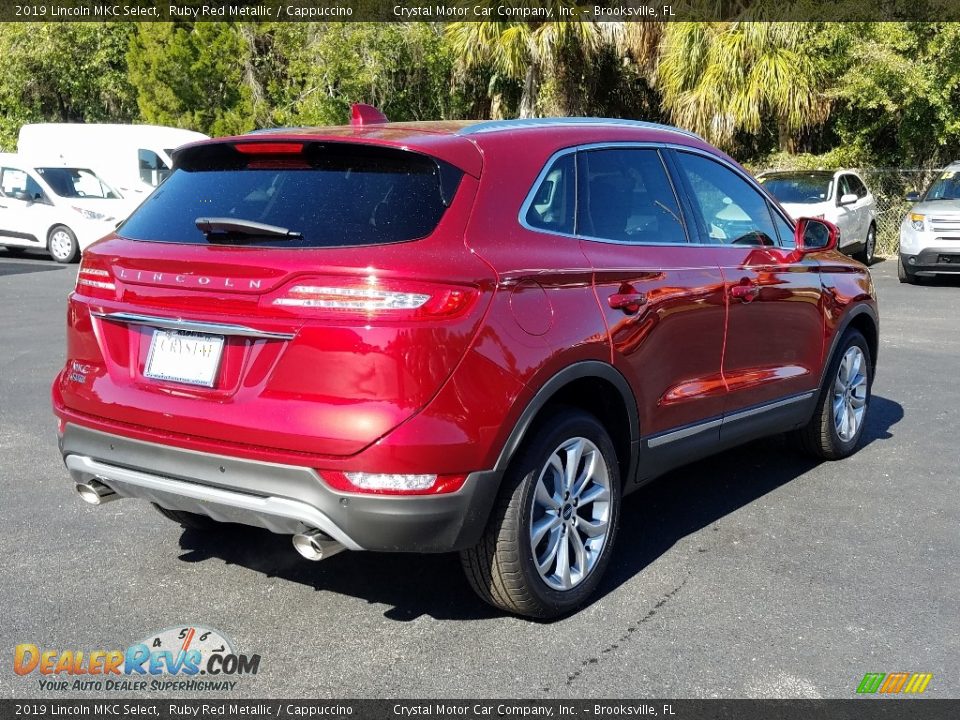2019 Lincoln MKC Select Ruby Red Metallic / Cappuccino Photo #5