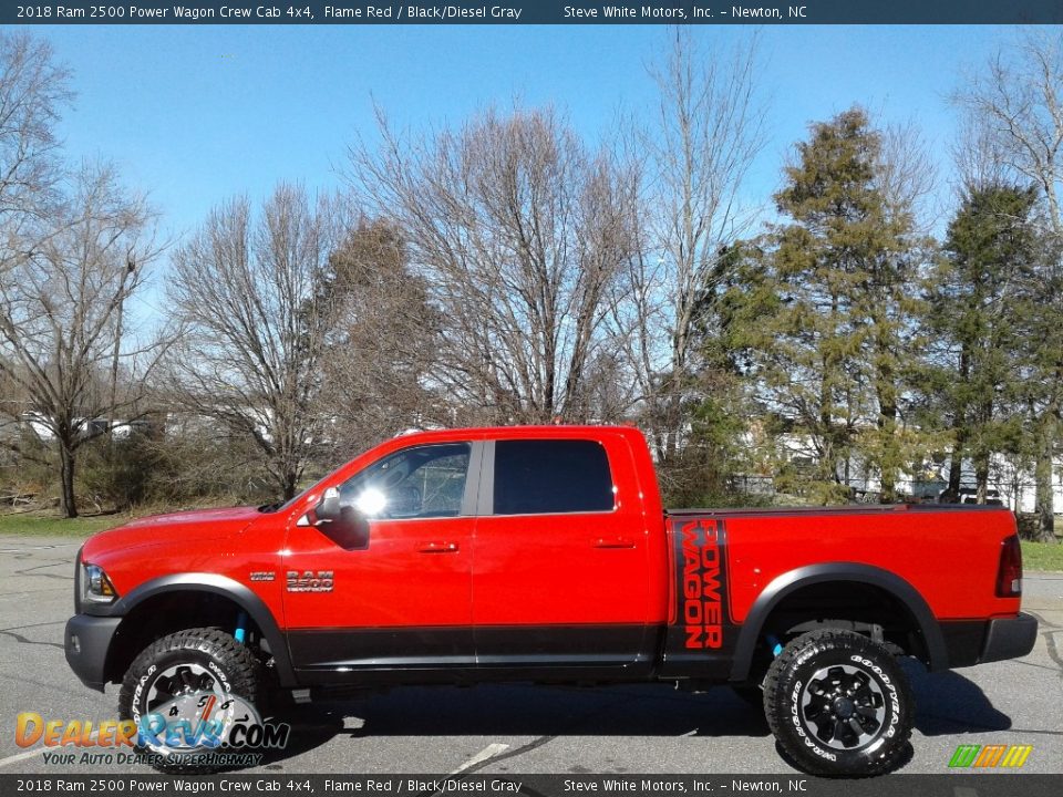 2018 Ram 2500 Power Wagon Crew Cab 4x4 Flame Red / Black/Diesel Gray Photo #1