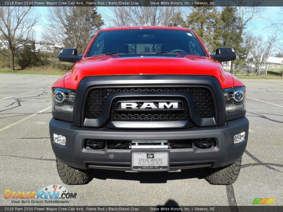 2018 Ram 2500 Power Wagon Crew Cab 4x4 Flame Red / Black/Diesel Gray Photo #3