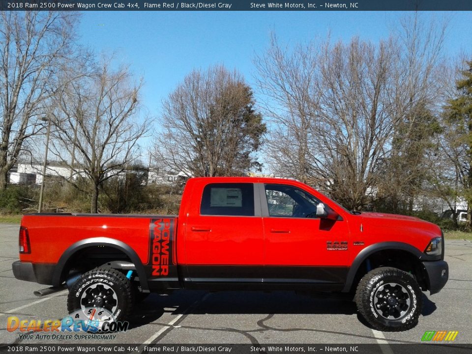 2018 Ram 2500 Power Wagon Crew Cab 4x4 Flame Red / Black/Diesel Gray Photo #5