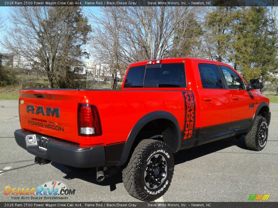2018 Ram 2500 Power Wagon Crew Cab 4x4 Flame Red / Black/Diesel Gray Photo #6