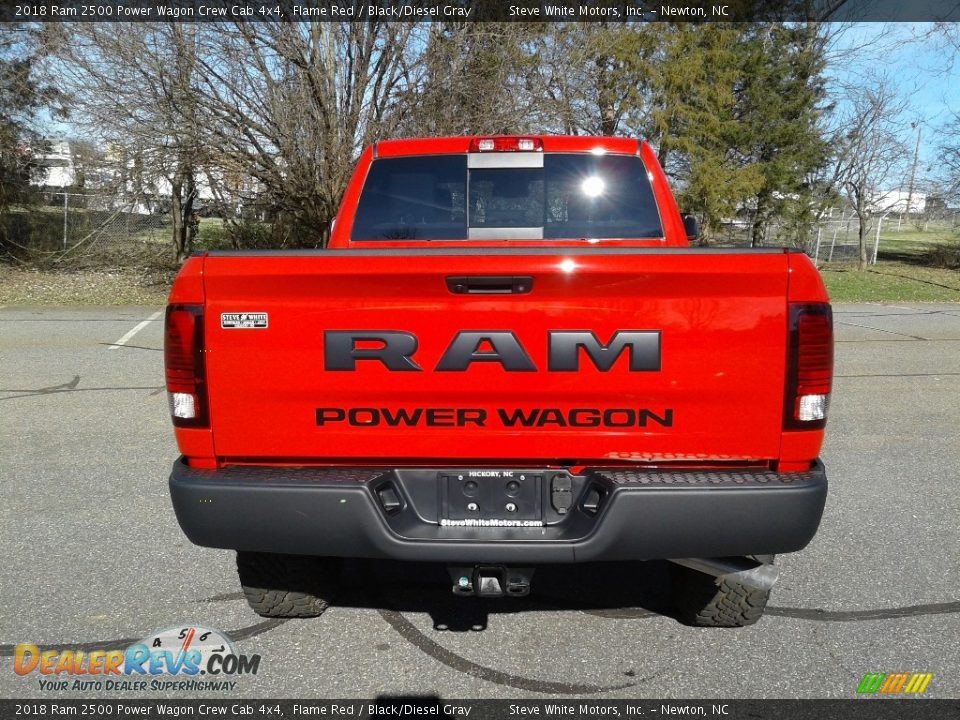 2018 Ram 2500 Power Wagon Crew Cab 4x4 Flame Red / Black/Diesel Gray Photo #7
