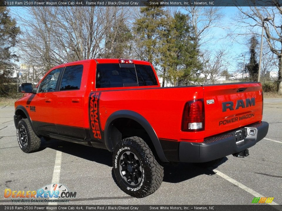 2018 Ram 2500 Power Wagon Crew Cab 4x4 Flame Red / Black/Diesel Gray Photo #8