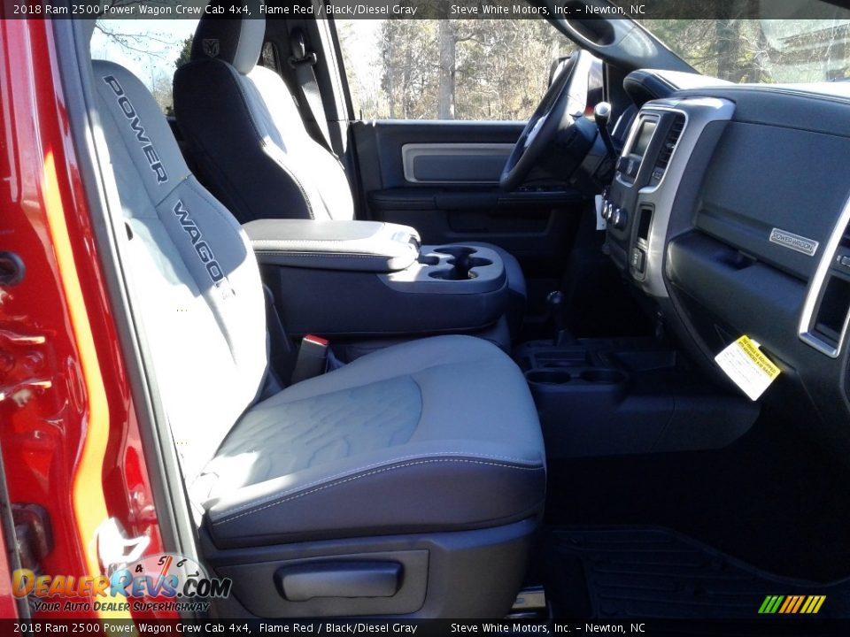 2018 Ram 2500 Power Wagon Crew Cab 4x4 Flame Red / Black/Diesel Gray Photo #14