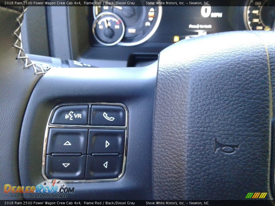 2018 Ram 2500 Power Wagon Crew Cab 4x4 Flame Red / Black/Diesel Gray Photo #16