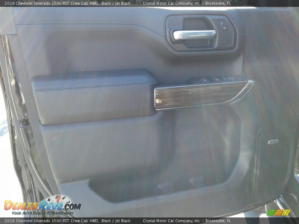 2019 Chevrolet Silverado 1500 RST Crew Cab 4WD Black / Jet Black Photo #17