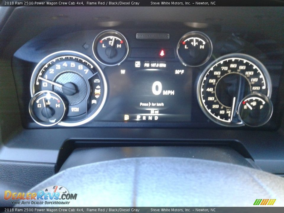 2018 Ram 2500 Power Wagon Crew Cab 4x4 Flame Red / Black/Diesel Gray Photo #18