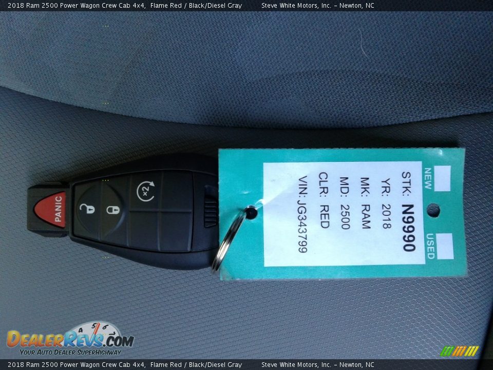 2018 Ram 2500 Power Wagon Crew Cab 4x4 Flame Red / Black/Diesel Gray Photo #29