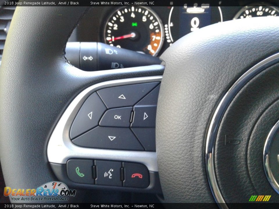 2018 Jeep Renegade Latitude Anvil / Black Photo #17