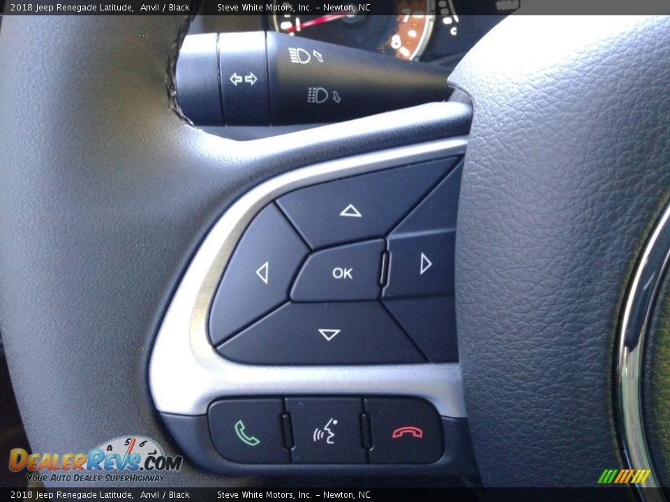 2018 Jeep Renegade Latitude Anvil / Black Photo #17