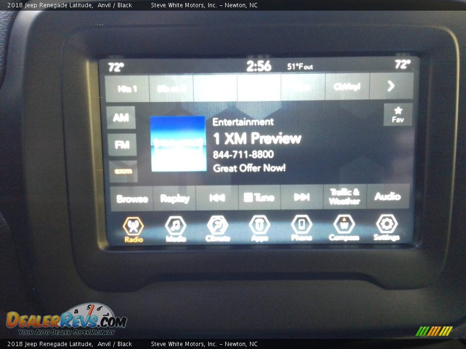 2018 Jeep Renegade Latitude Anvil / Black Photo #21