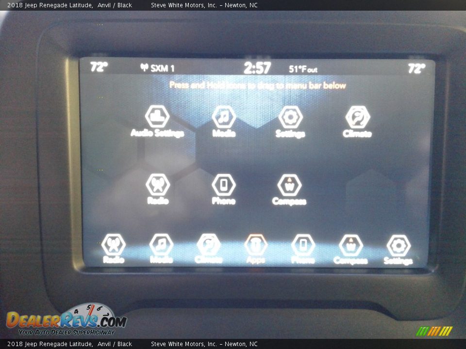 2018 Jeep Renegade Latitude Anvil / Black Photo #24