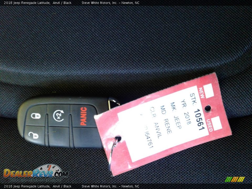 2018 Jeep Renegade Latitude Anvil / Black Photo #28
