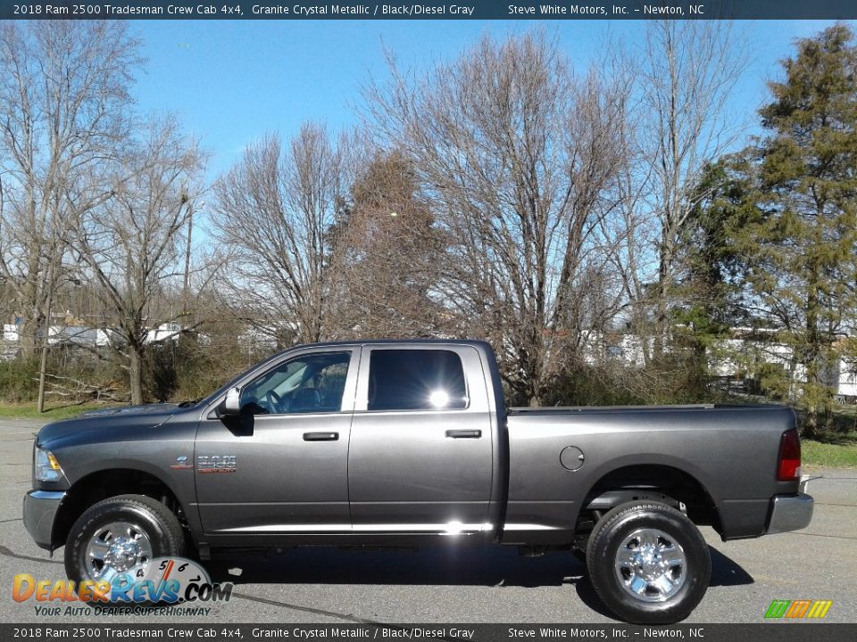 2018 Ram 2500 Tradesman Crew Cab 4x4 Granite Crystal Metallic / Black/Diesel Gray Photo #1