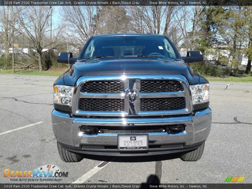 2018 Ram 2500 Tradesman Crew Cab 4x4 Granite Crystal Metallic / Black/Diesel Gray Photo #3