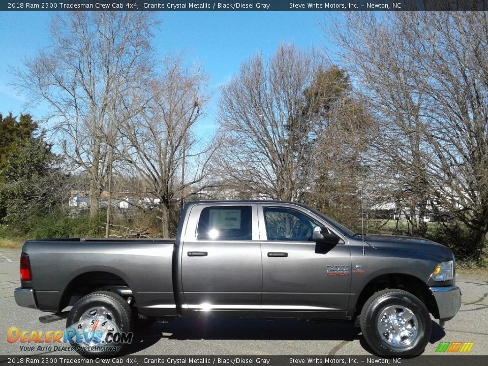 2018 Ram 2500 Tradesman Crew Cab 4x4 Granite Crystal Metallic / Black/Diesel Gray Photo #5