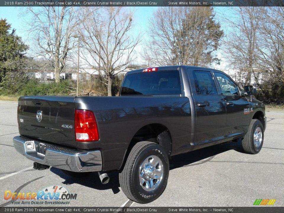 2018 Ram 2500 Tradesman Crew Cab 4x4 Granite Crystal Metallic / Black/Diesel Gray Photo #6
