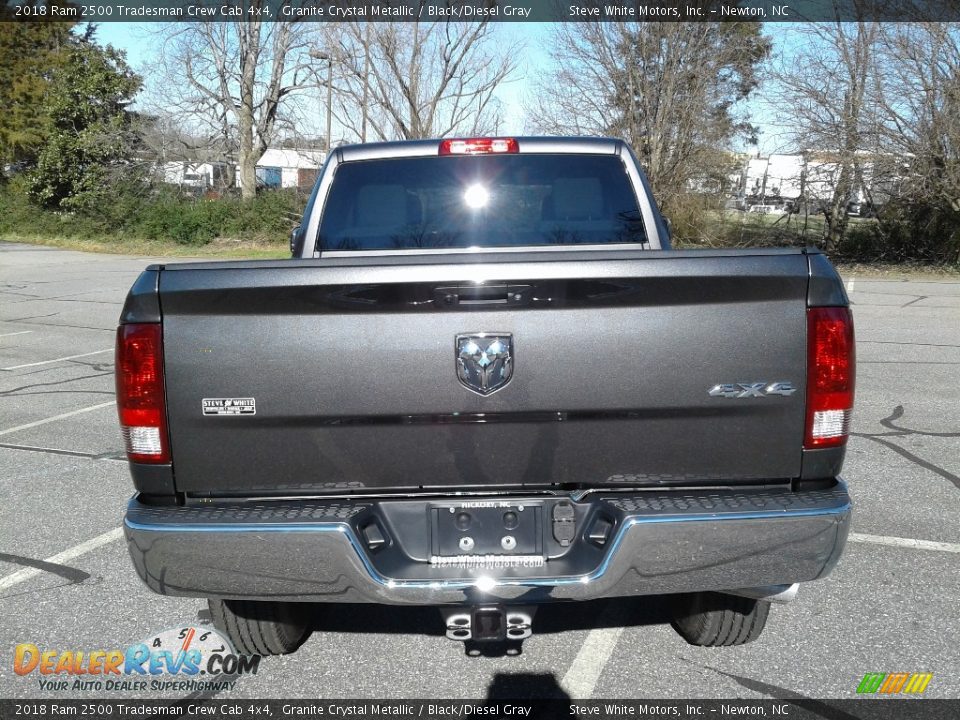 2018 Ram 2500 Tradesman Crew Cab 4x4 Granite Crystal Metallic / Black/Diesel Gray Photo #7