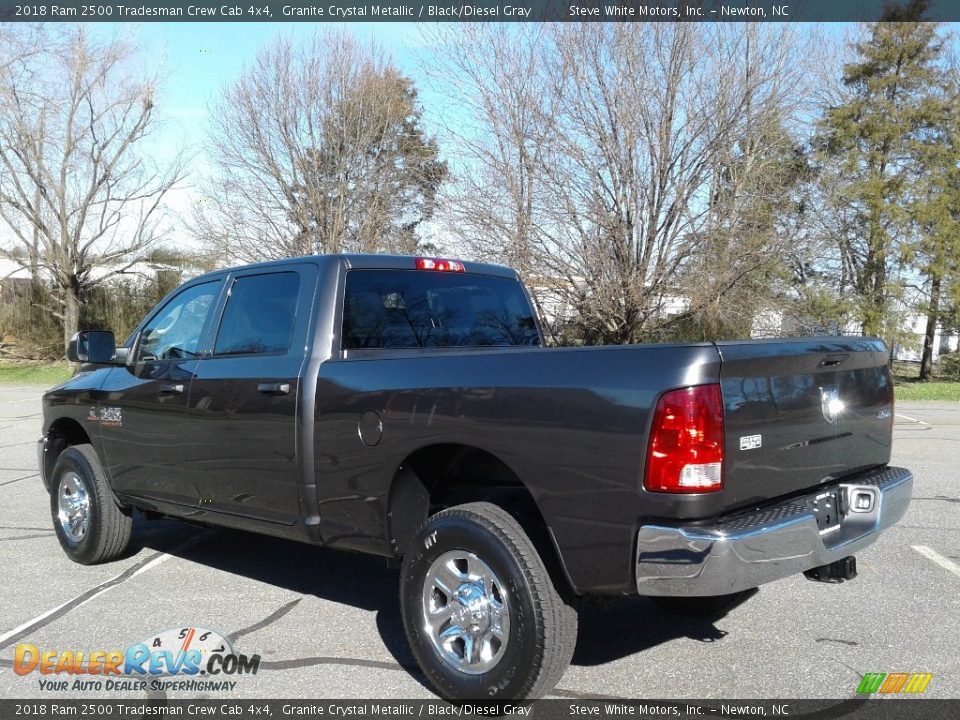 2018 Ram 2500 Tradesman Crew Cab 4x4 Granite Crystal Metallic / Black/Diesel Gray Photo #8