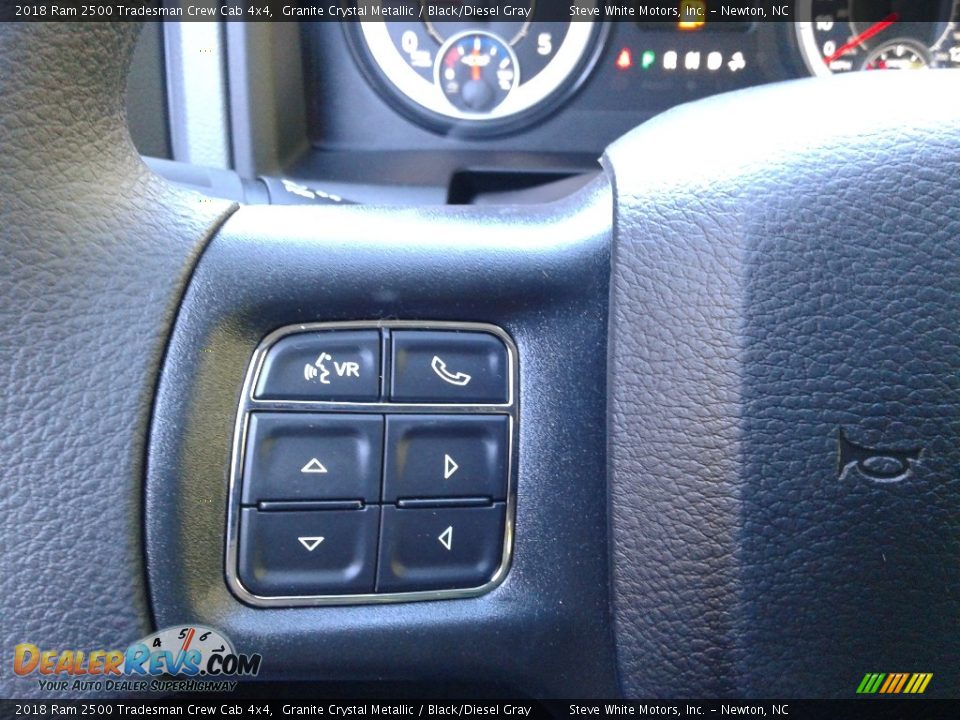 2018 Ram 2500 Tradesman Crew Cab 4x4 Granite Crystal Metallic / Black/Diesel Gray Photo #15