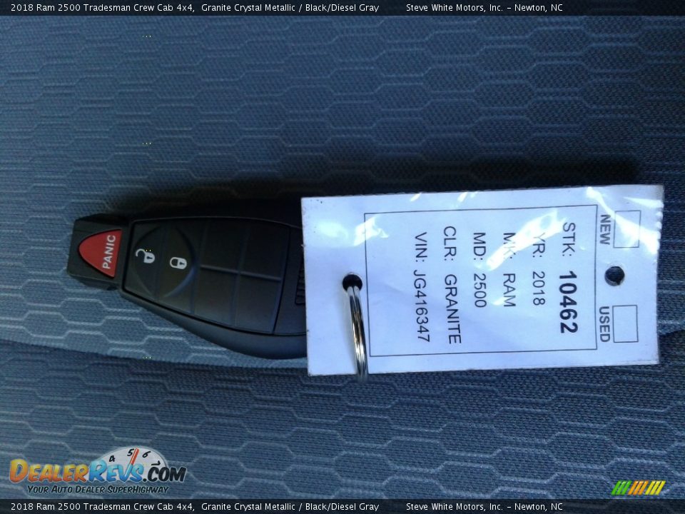 2018 Ram 2500 Tradesman Crew Cab 4x4 Granite Crystal Metallic / Black/Diesel Gray Photo #25