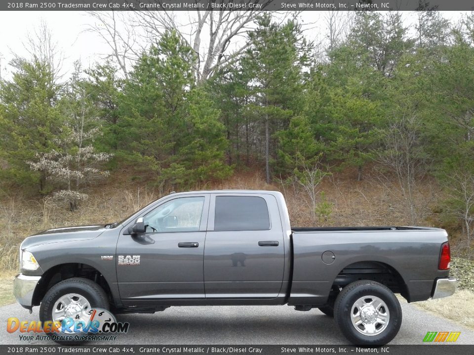 2018 Ram 2500 Tradesman Crew Cab 4x4 Granite Crystal Metallic / Black/Diesel Gray Photo #1