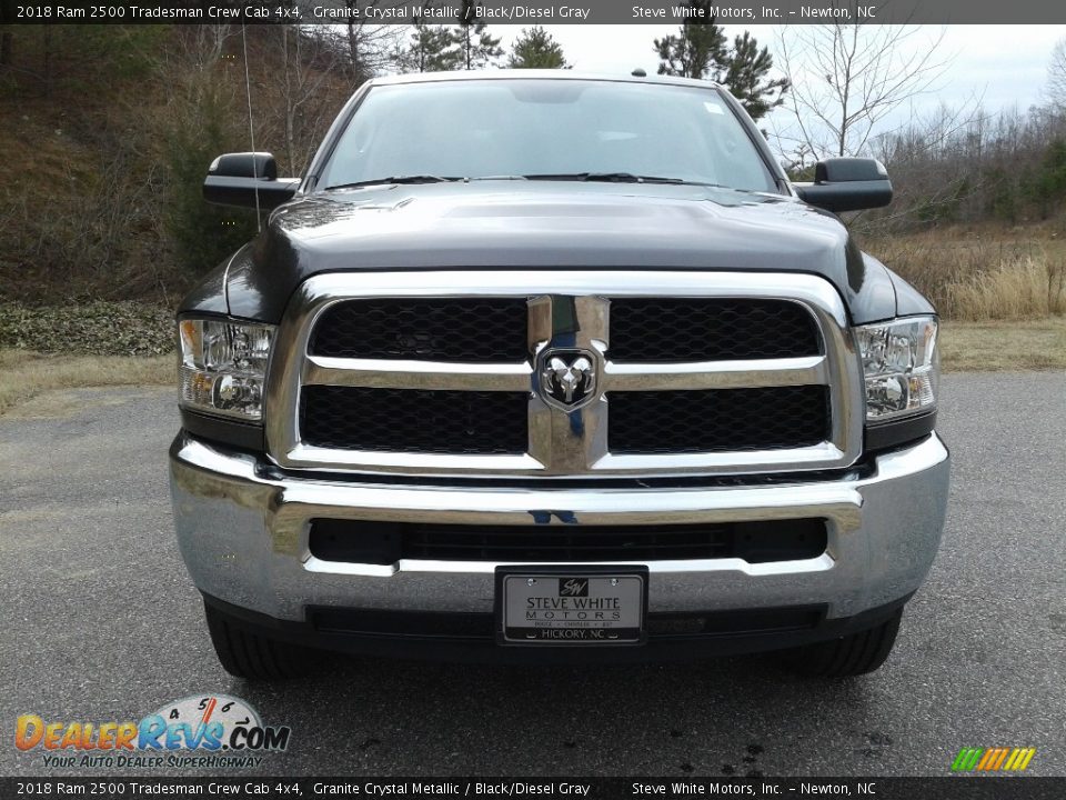 2018 Ram 2500 Tradesman Crew Cab 4x4 Granite Crystal Metallic / Black/Diesel Gray Photo #3