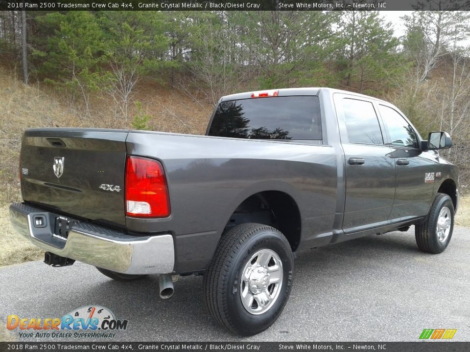 2018 Ram 2500 Tradesman Crew Cab 4x4 Granite Crystal Metallic / Black/Diesel Gray Photo #6