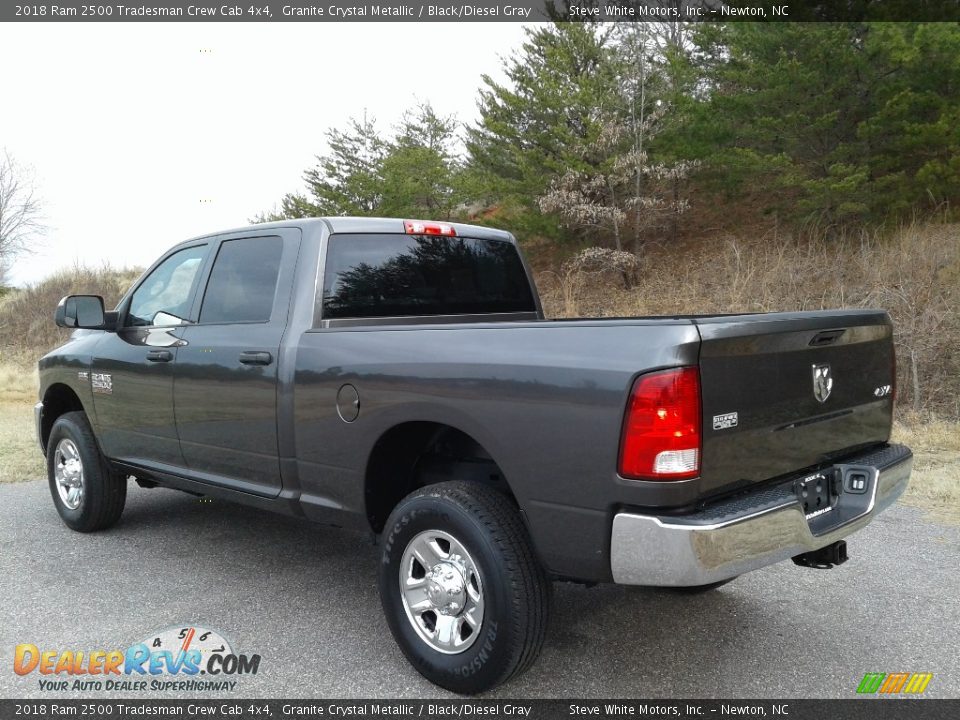 2018 Ram 2500 Tradesman Crew Cab 4x4 Granite Crystal Metallic / Black/Diesel Gray Photo #8