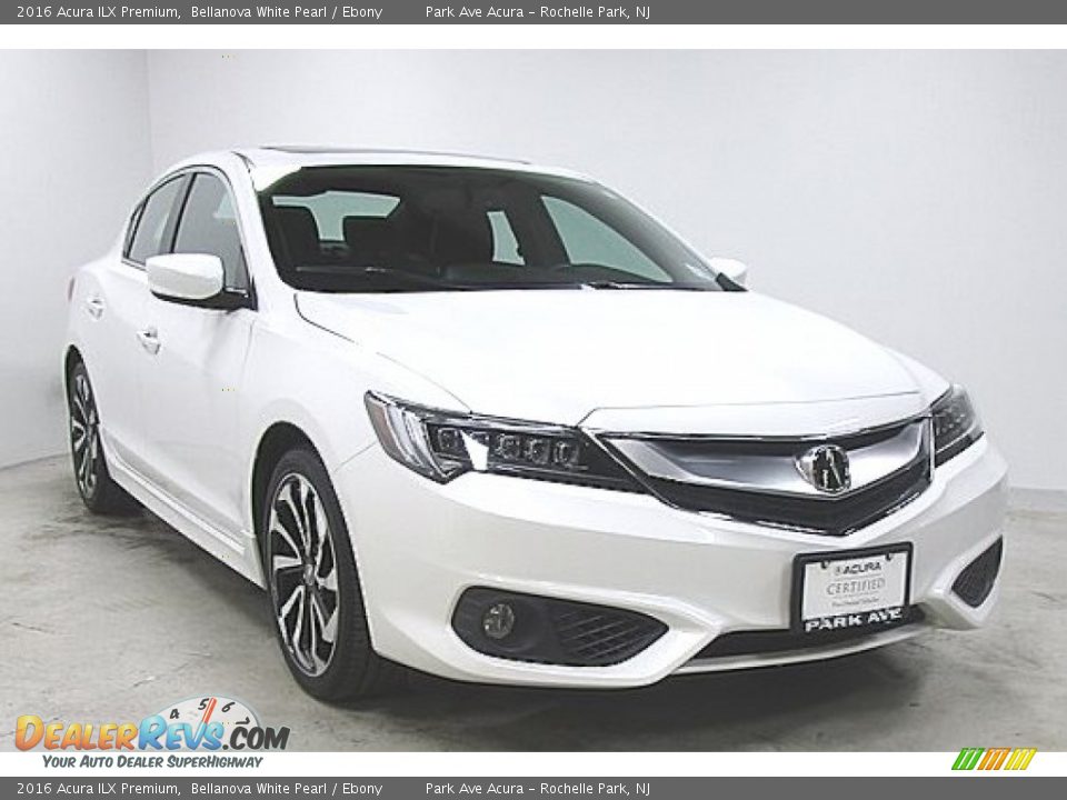 2016 Acura ILX Premium Bellanova White Pearl / Ebony Photo #4