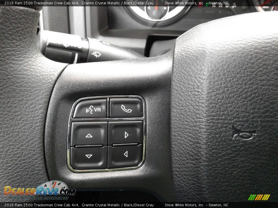 2018 Ram 2500 Tradesman Crew Cab 4x4 Granite Crystal Metallic / Black/Diesel Gray Photo #15