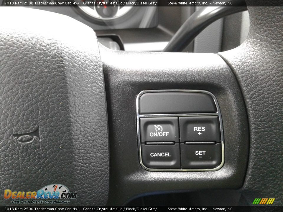 2018 Ram 2500 Tradesman Crew Cab 4x4 Granite Crystal Metallic / Black/Diesel Gray Photo #16