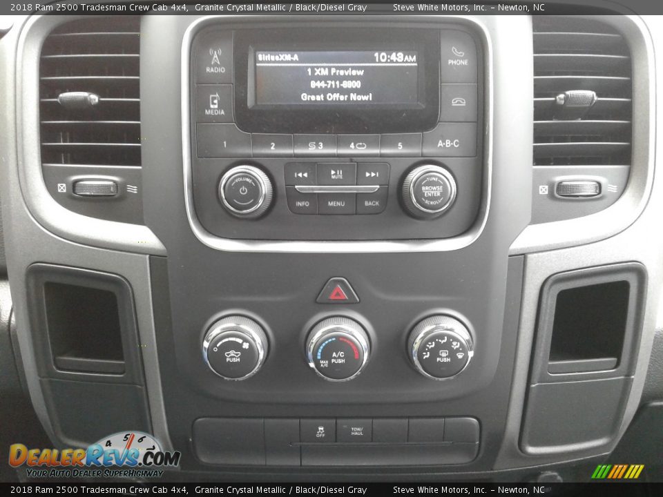 2018 Ram 2500 Tradesman Crew Cab 4x4 Granite Crystal Metallic / Black/Diesel Gray Photo #18
