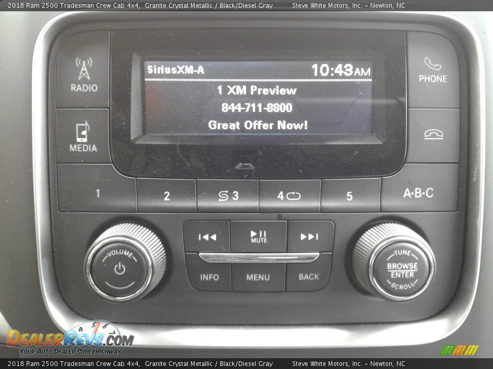 2018 Ram 2500 Tradesman Crew Cab 4x4 Granite Crystal Metallic / Black/Diesel Gray Photo #19
