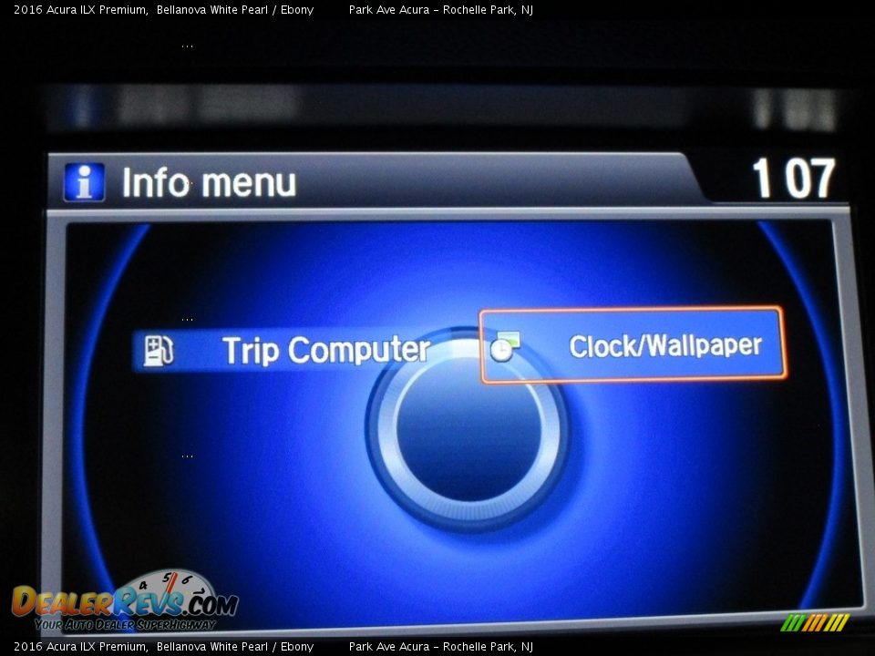 2016 Acura ILX Premium Bellanova White Pearl / Ebony Photo #23