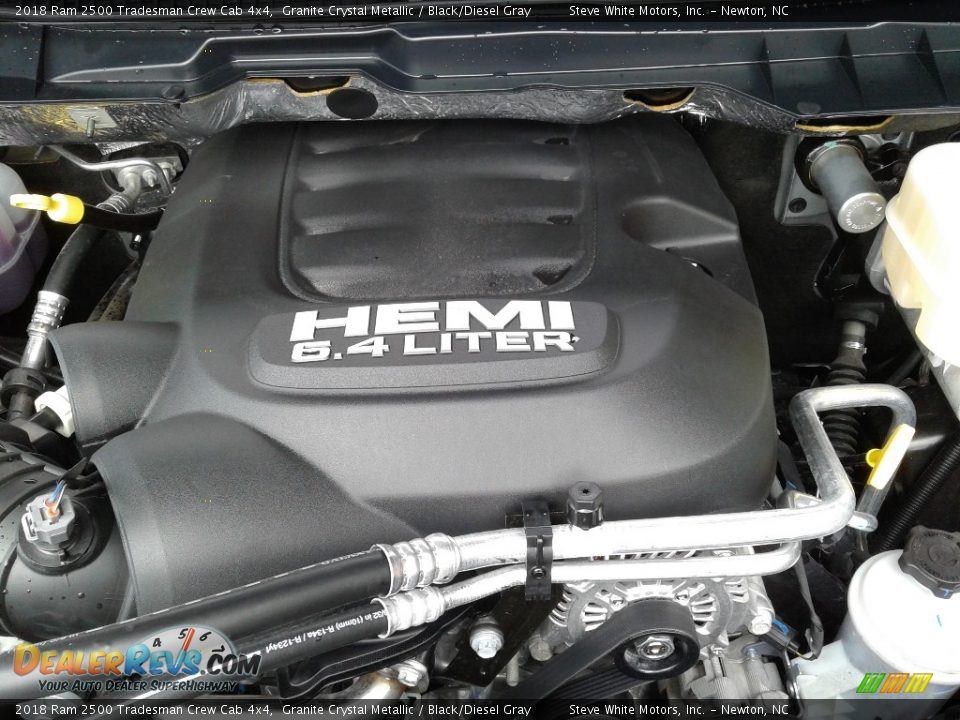 2018 Ram 2500 Tradesman Crew Cab 4x4 Granite Crystal Metallic / Black/Diesel Gray Photo #26