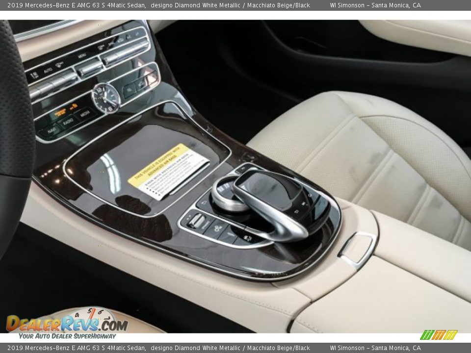 2019 Mercedes-Benz E AMG 63 S 4Matic Sedan designo Diamond White Metallic / Macchiato Beige/Black Photo #7
