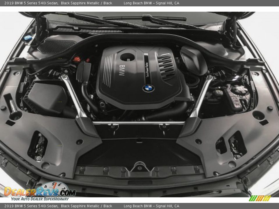 2019 BMW 5 Series 540i Sedan Black Sapphire Metallic / Black Photo #8