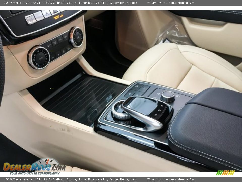 2019 Mercedes-Benz GLE 43 AMG 4Matic Coupe Lunar Blue Metallic / Ginger Beige/Black Photo #7