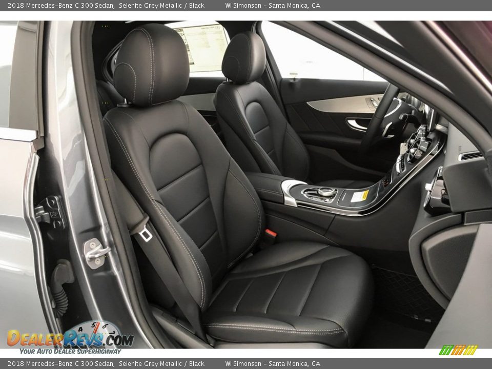 2018 Mercedes-Benz C 300 Sedan Selenite Grey Metallic / Black Photo #5